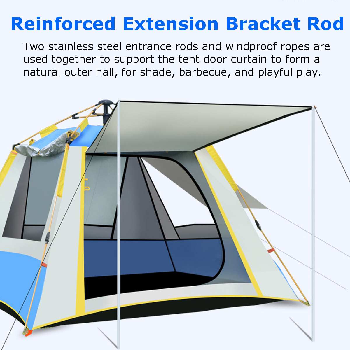 Cheap Goat Tents Camping tent Open beach tents outdoor camping 6 7 Person Windbreak Dual Layer Waterproof barraca de acampamento tente de camping Tents 